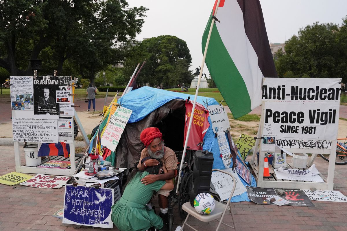 'Absolutely despicable': Trump ally skewered for shutting down decades-old protest tent