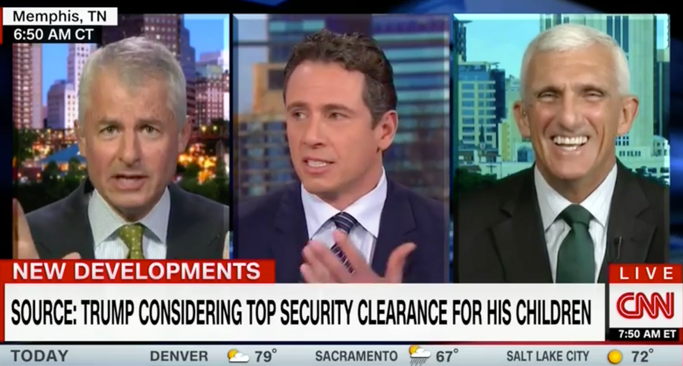 'You need to be quiet son': CNN guest spars with Chris Cuomo over Trump kids' security clearance