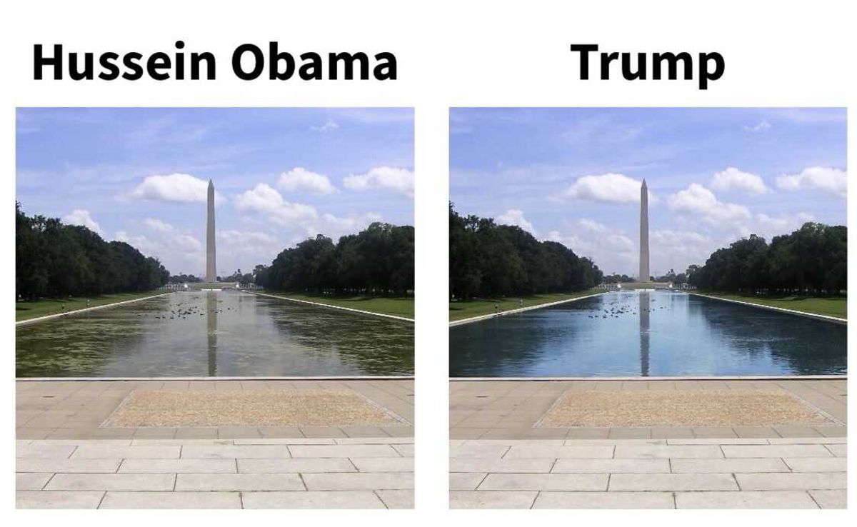 '25th Amendment now!' Fury as Trump posts fake before-and-after photos to attack Obama