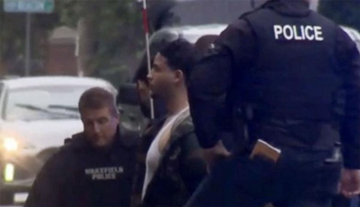 Massachusetts police take eleven 'heavily armed men' into custody after they claim to 'not recognize our laws': report