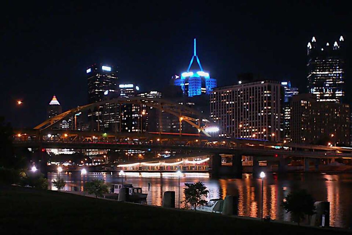 Pittsburgh at night