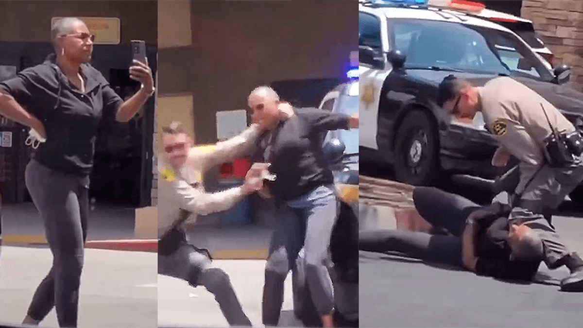 Probe announced into LA deputy who threw woman to the ground while she was filming him