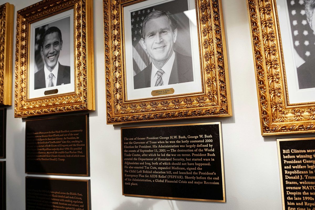 Trump's 'appalling' White House plaques spark backlash: 'Something very wrong here'