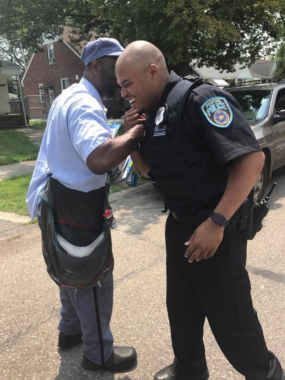 postal police officer in Detroit 