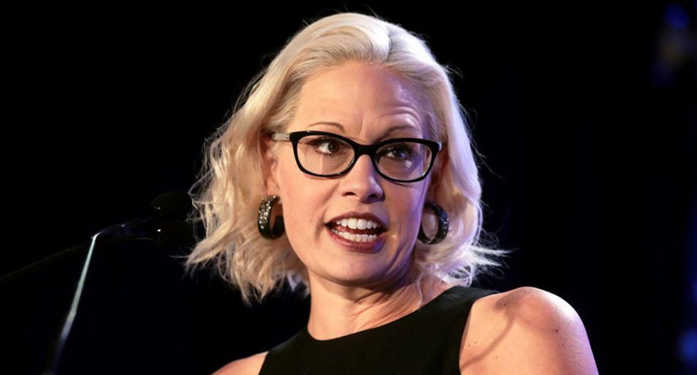 'Sinema sold out': Watch Arizona voters torch senator as she faces 'political gamble' of re-election