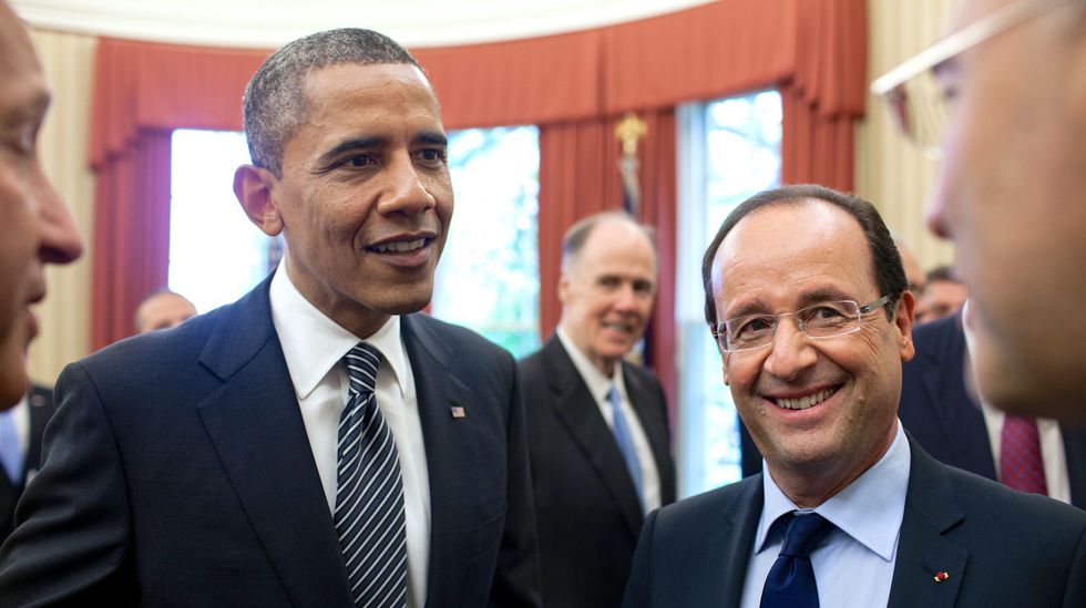 Obama and French President Francois Hollande issue joint op-ed for 'ambitious' climate change deal