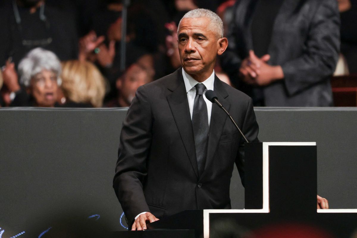 Obama delivers blistering rebuke of Trump at Jesse Jackson funeral without saying his name