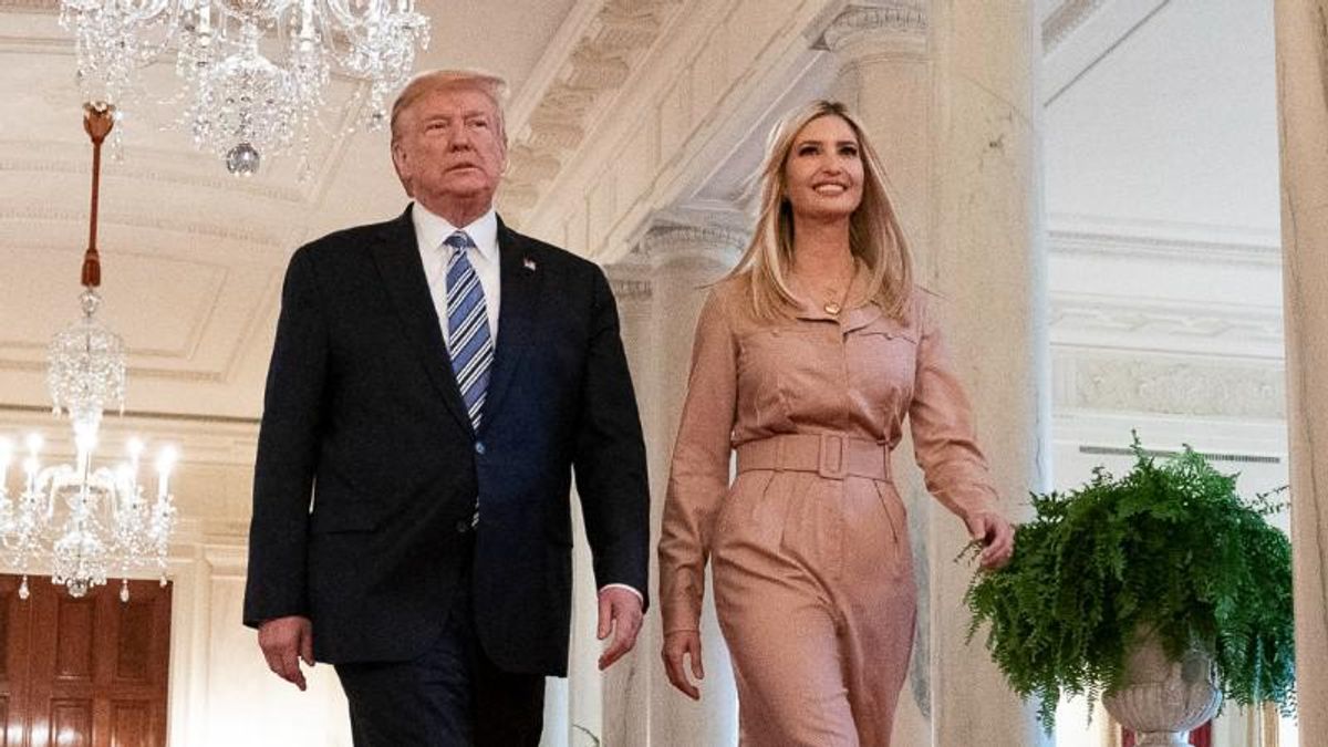 Watch: Trump taken aback after reporter asks about Ivanka being his next vice president