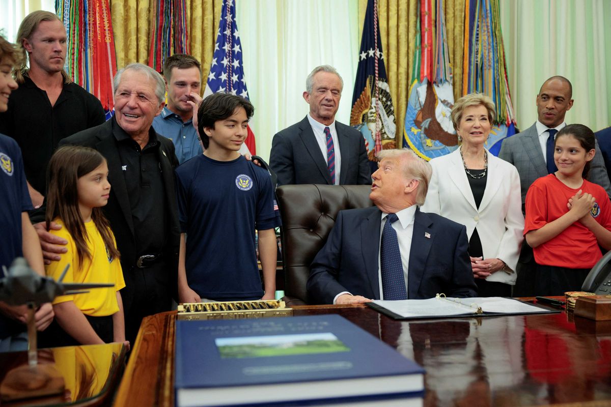'Get the children away': Outrage breaks out over Trump's startling remarks around kids