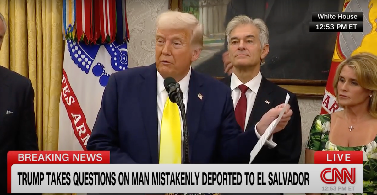 CNN fact checker cuts Trump off as he launches into 'little biography' of jailed immigrant