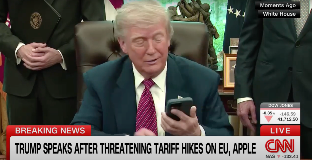 'Just a congressman!' Trump cracks wise as call interrupts executive order event