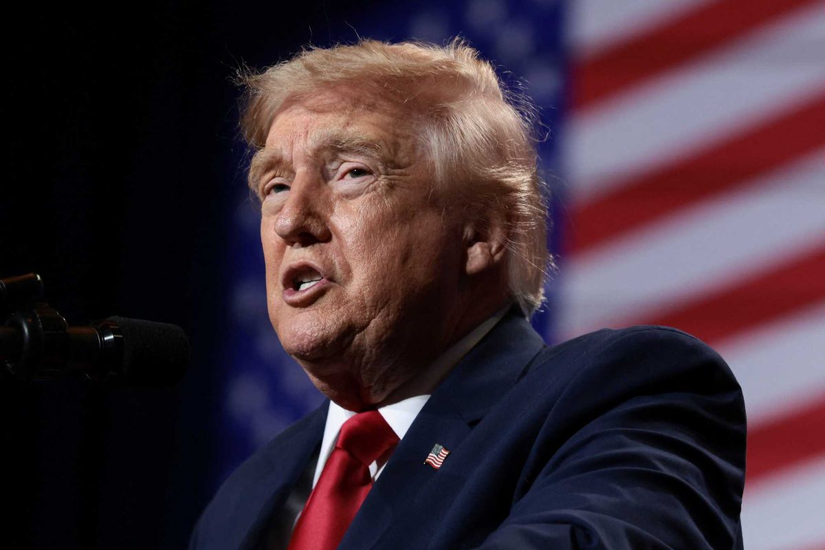 Trump's fluffy new coiff sparks wig whispers among spectators