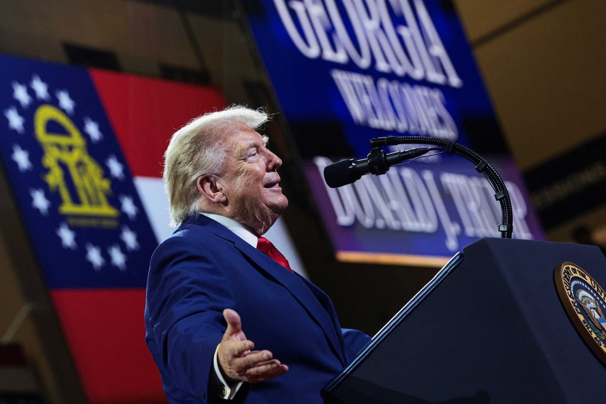Fury over Trump's questionable remark during Georgia rally: 'Is he trolling?'