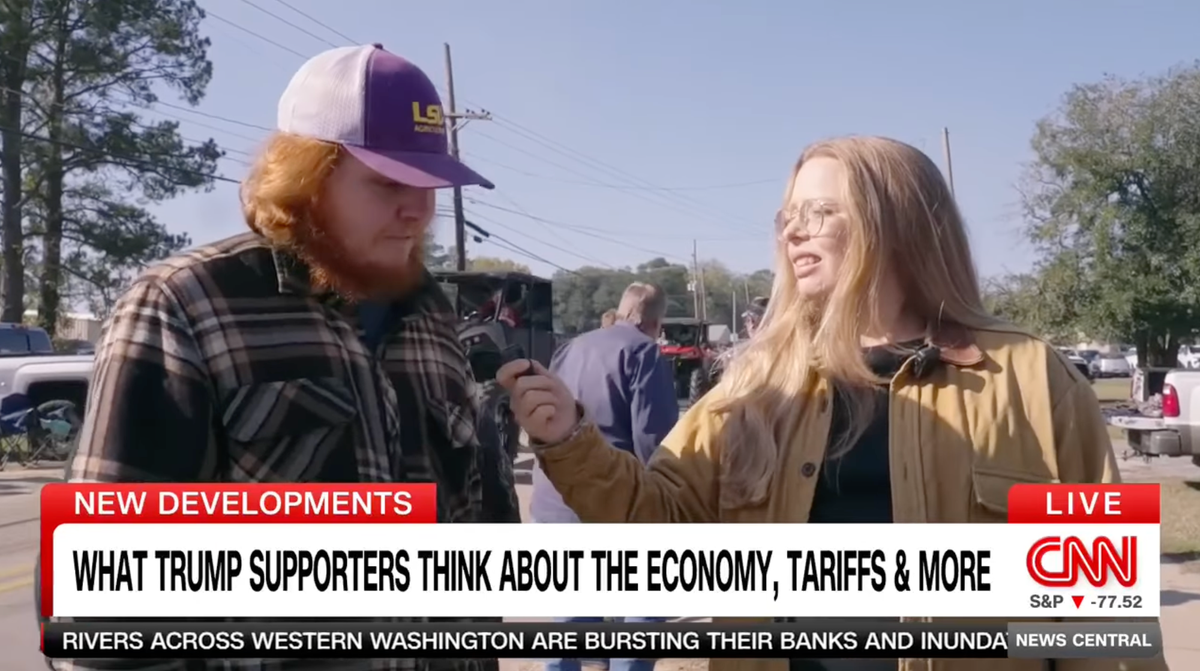 'Not the biggest fan': Trump fan rips him on CNN at 'Redneck Christmas Parade'