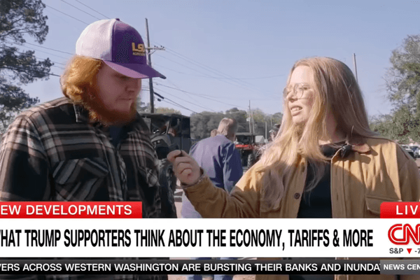 'Not the biggest fan': Trump fan rips him on CNN at 'Redneck Christmas Parade'
