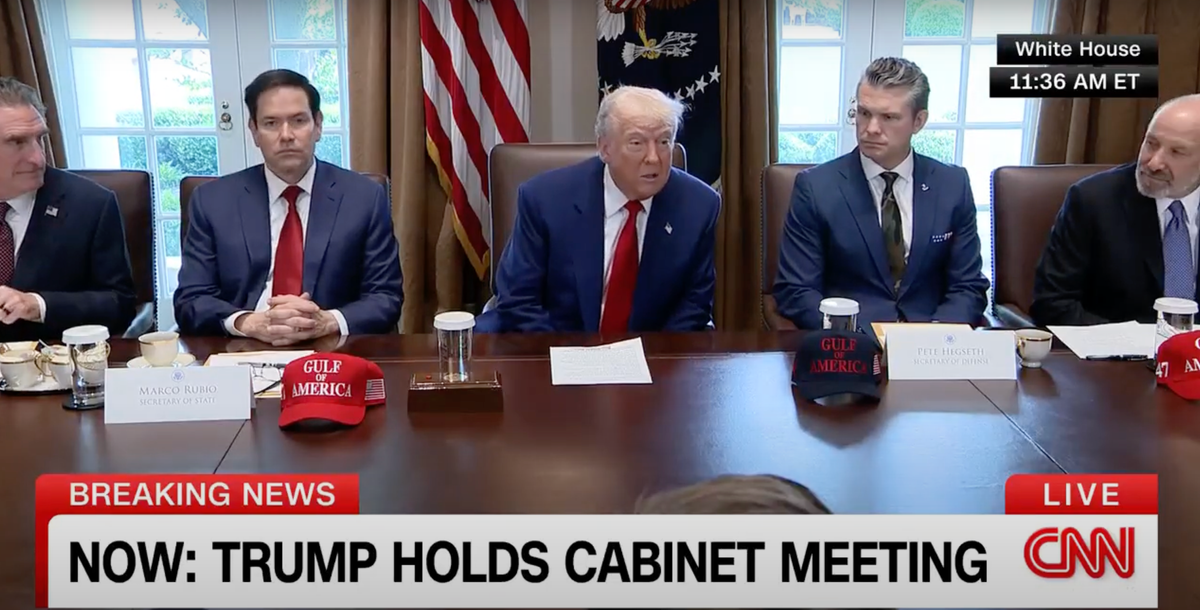 'We're having a little difficulty': Trump complains of 'judge problems' at Cabinet meeting