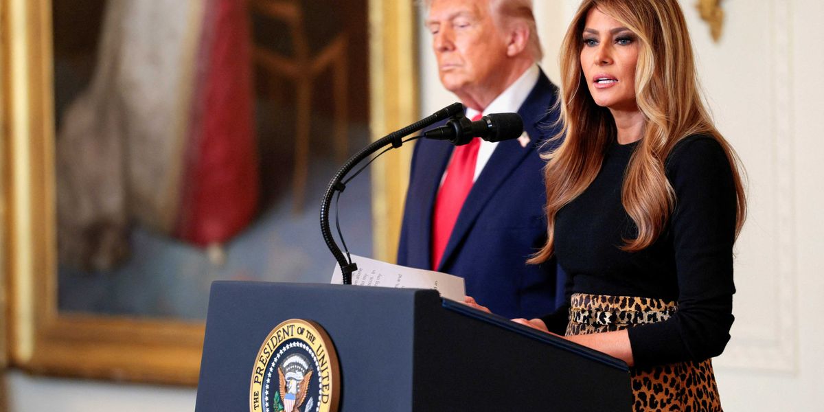'Oh puke': Mockery abounds as Melania Trump refers to herself as 'a visionary'