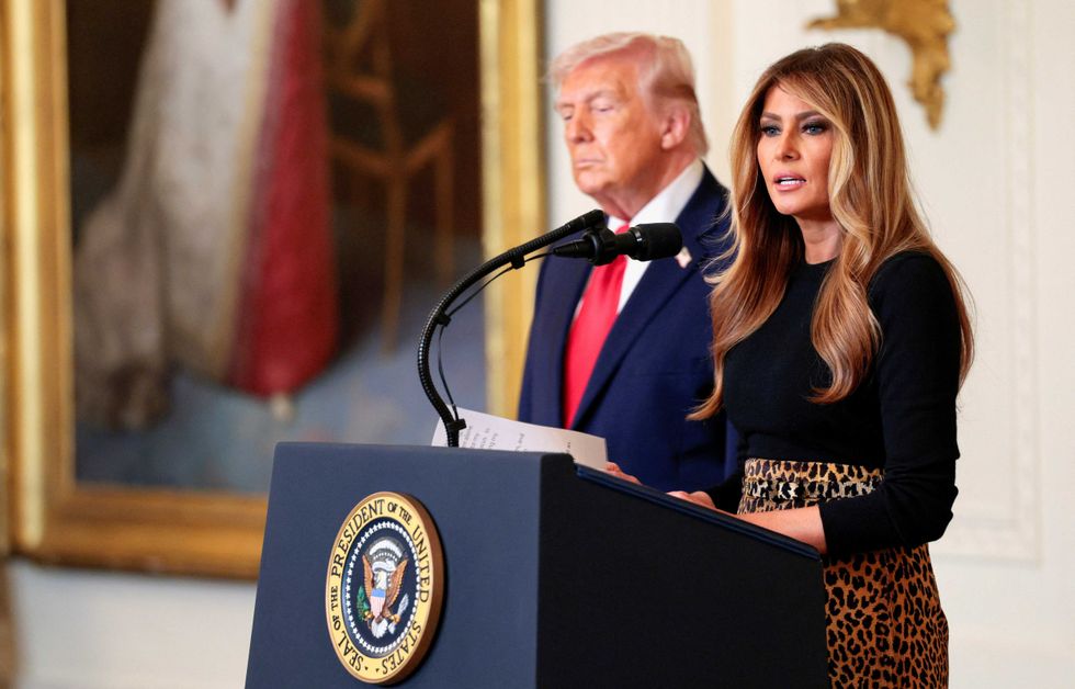 'Oh puke': Mockery abounds as Melania Trump refers to herself as 'a visionary'