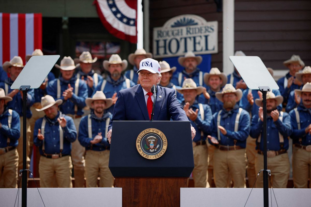 Trump baffles with bizarre claim he had a conversation with Teddy Roosevelt