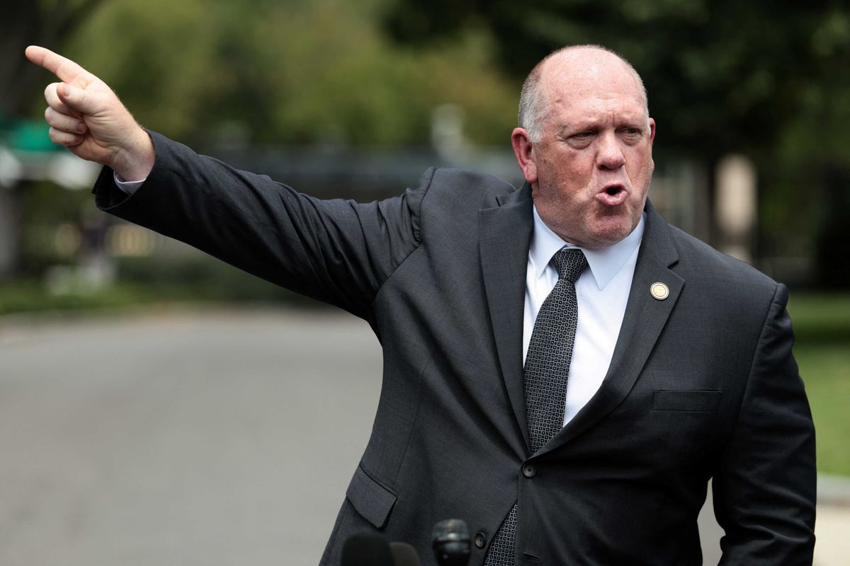 Outrage as visibly upset Trump border czar blurts out shock admission