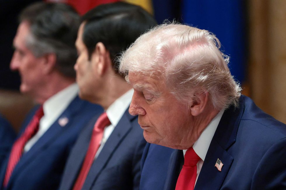 Trump reveals wild reason for closing his eyes during meetings