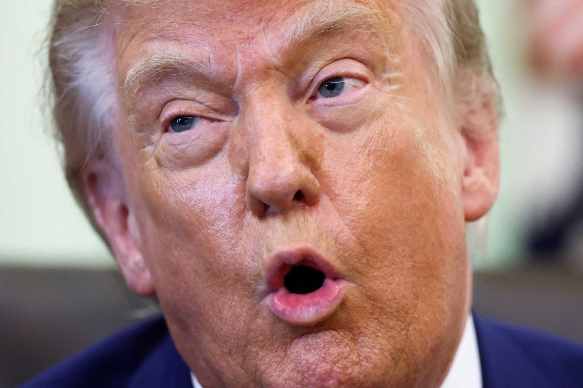 'Happy Pride!' Trump's AI image of himself in tight flag shorts causes a stir