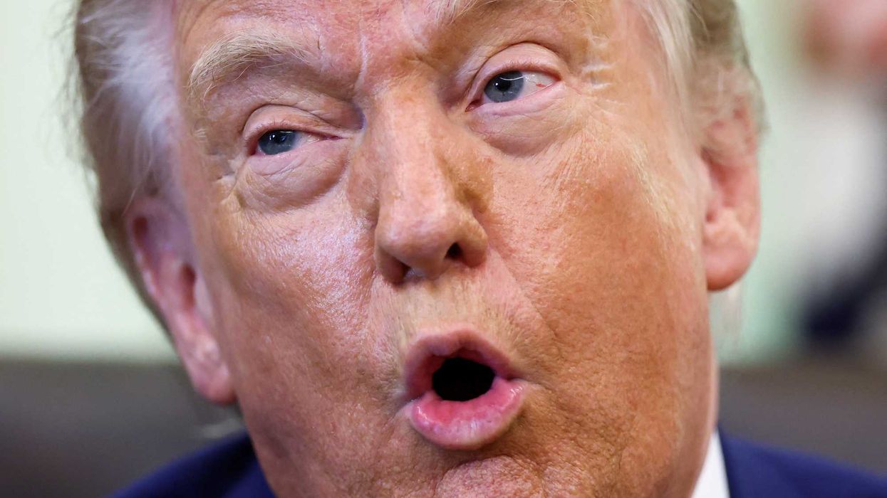 'Happy Pride!' Trump's AI image of himself in tight flag shorts causes a stir