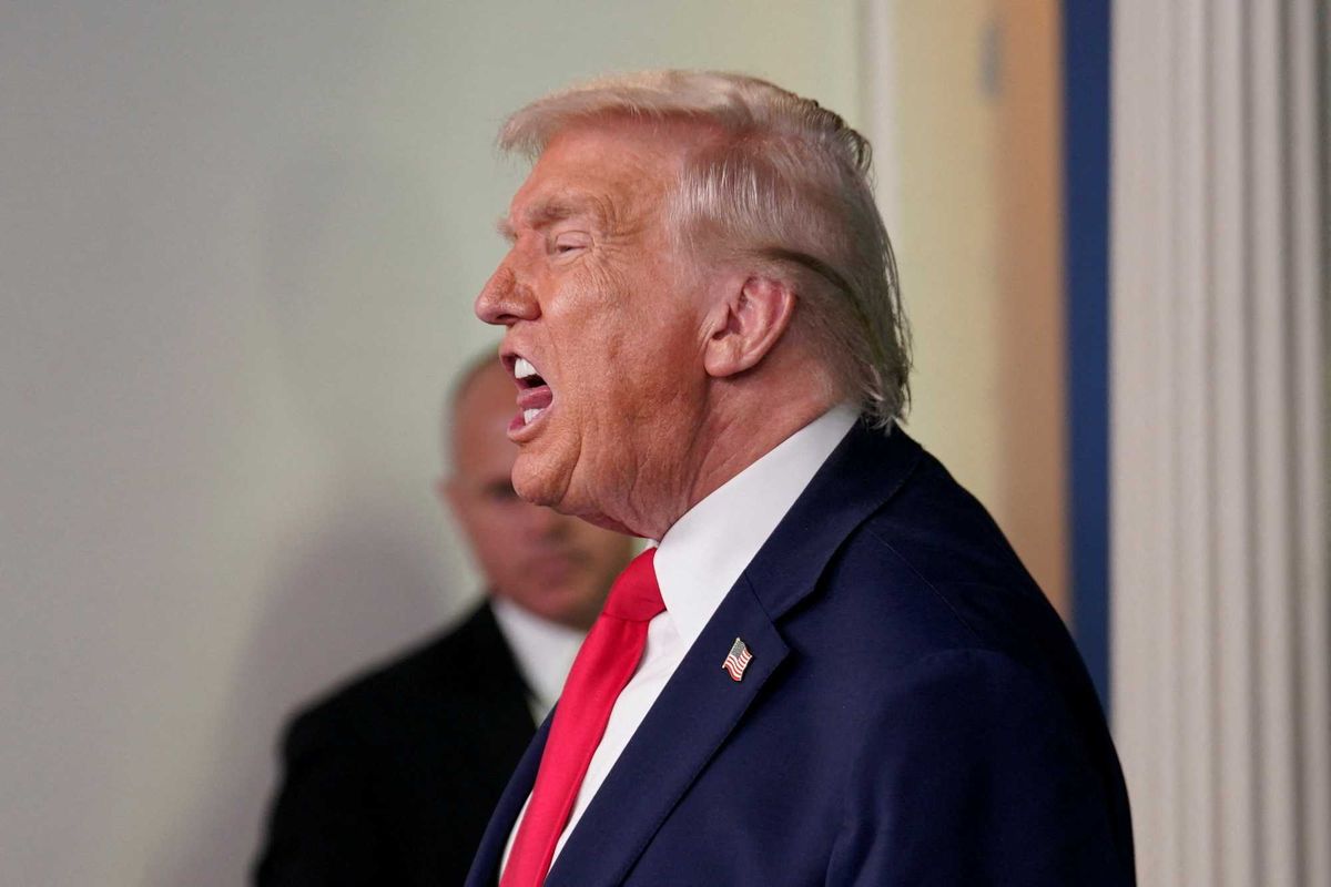 Trump triggers new calls for his removal with bizarre ramble marking one-year anniversary