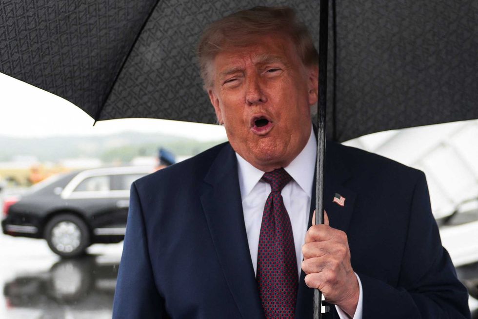 Trump squirms as reporter challenges his Reflecting Pool vandalism claims