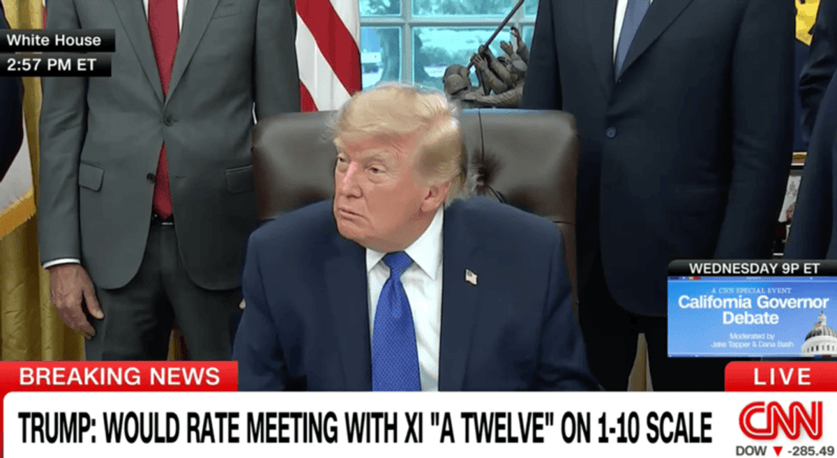 ‘I’ve never heard of that’: Trump disputes his own ambassador on eyebrow-raising claim