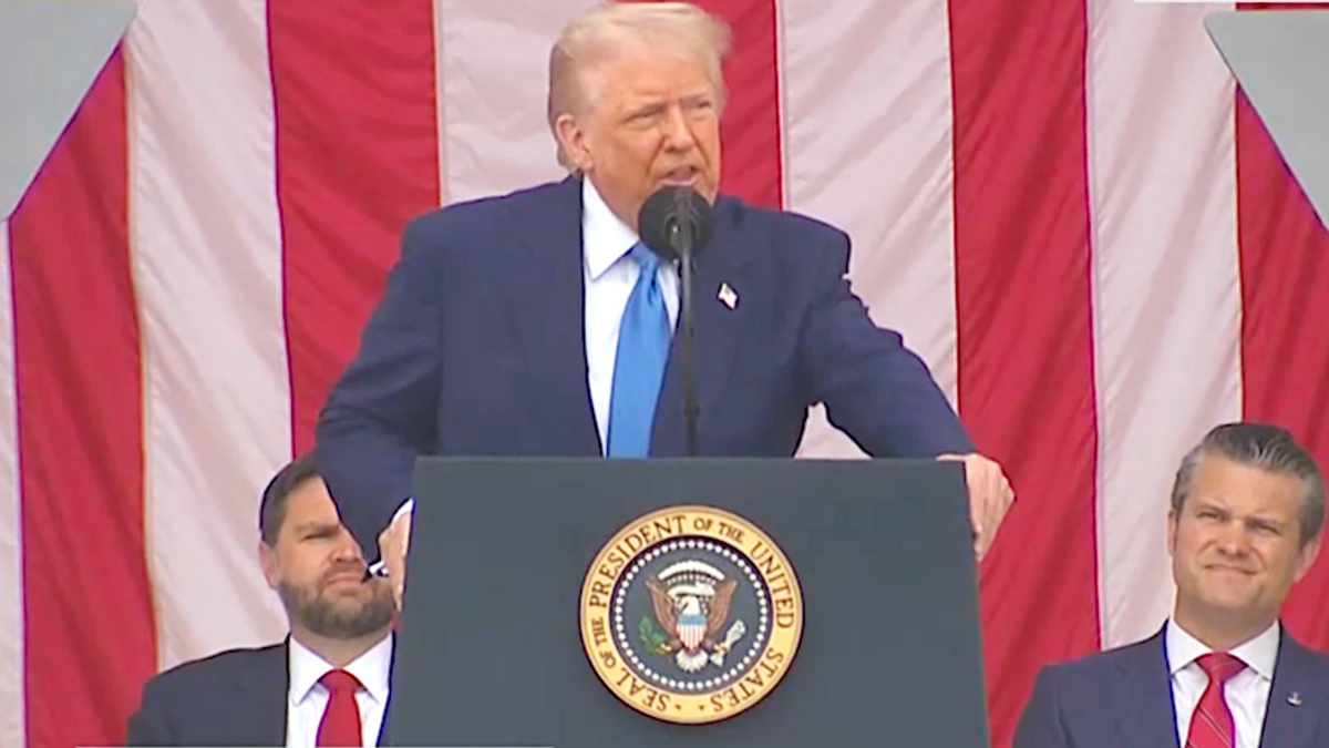 Trump attacks Biden in Memorial Day address: 'Hard four years we went through'