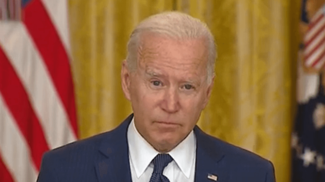 Doctored QAnon-style video depicts Biden being handed a vial of blood to drink: PolitiFact