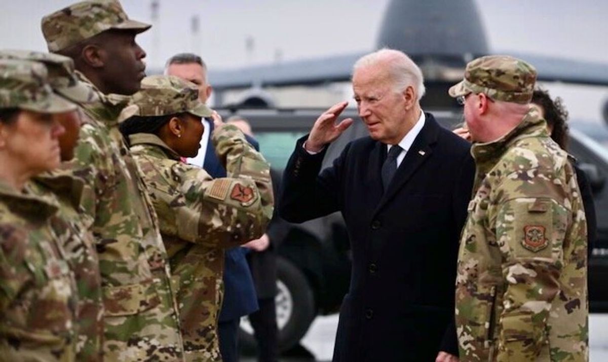 Biden attends ritual return of three U.S. soldiers killed in Jordan
