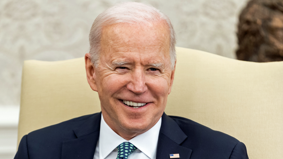 Biden expresses optimism as he campaigns in Portland