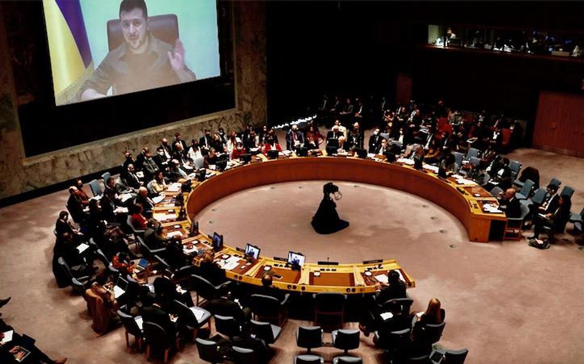 Zelensky tells UN to 'act immediately' on Russia or close