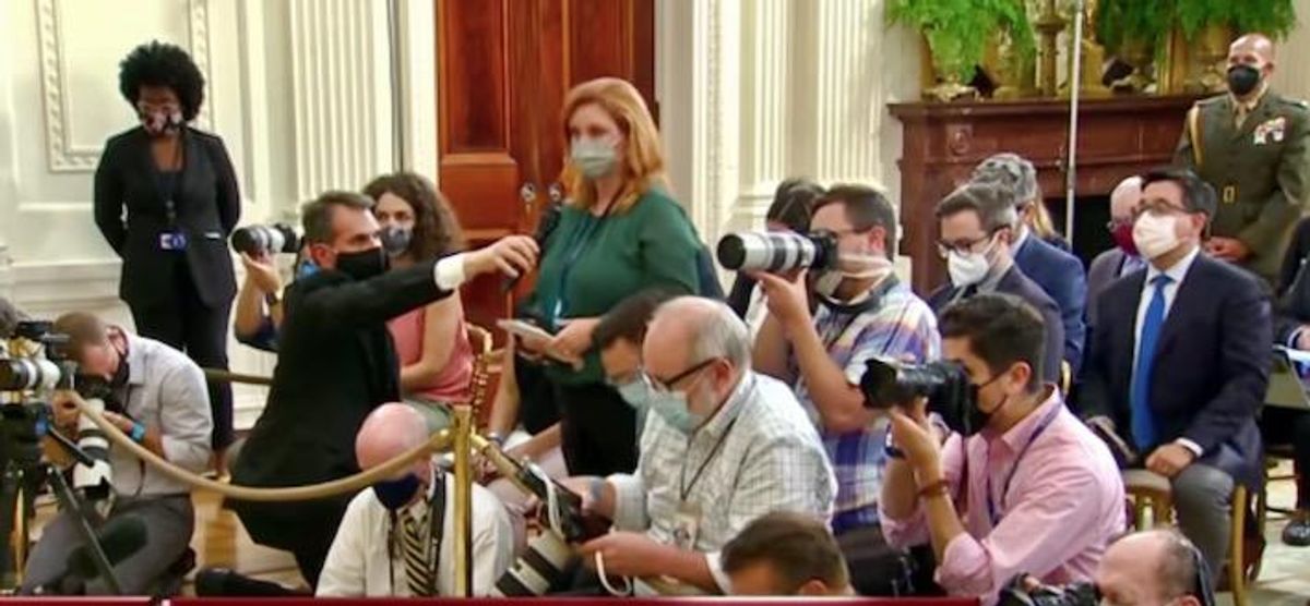 The Democrats can’t trust the press corps to explain to the people that democracy as they know it is under assault