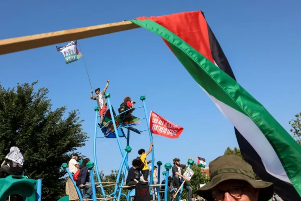 Pro-Palestine DNC delegates welcome Biden's exit but side-eye Harris