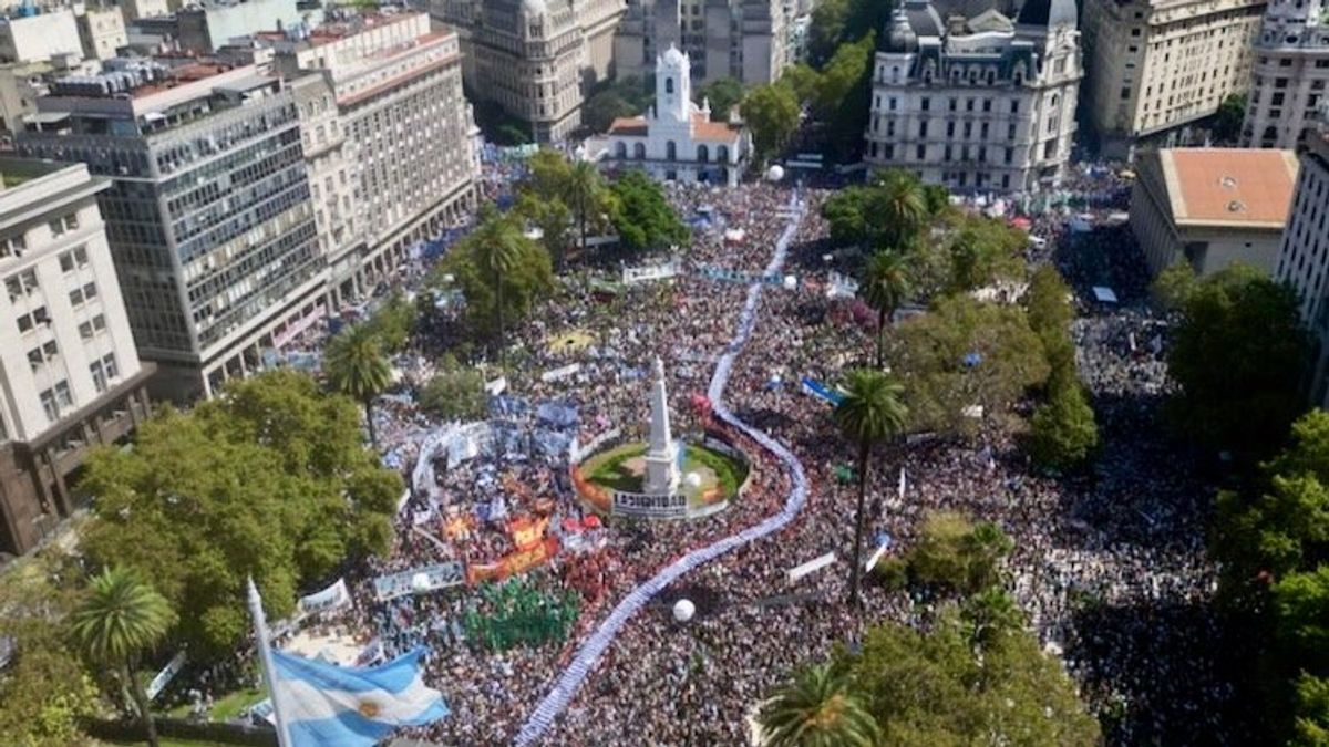 Thousands march in Argentina to mark 1976 coup as Milei government contests death toll