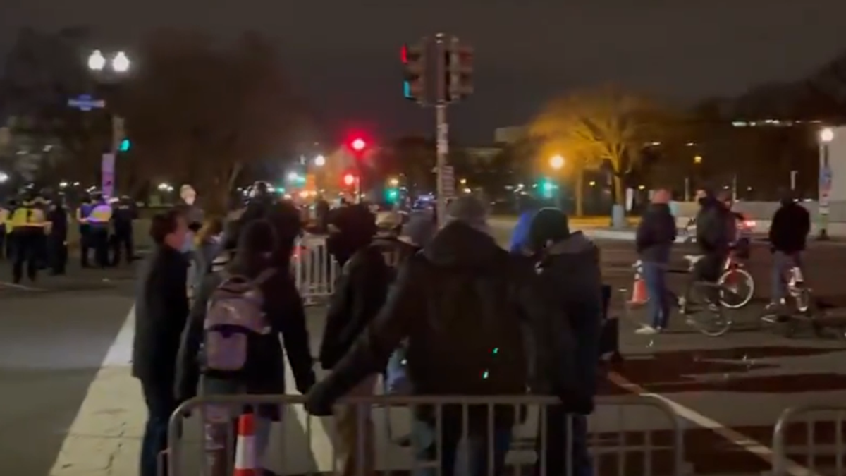 'We're not a violent Trump mob!' MAGA protesters complain they're being smeared after violent Capitol attack