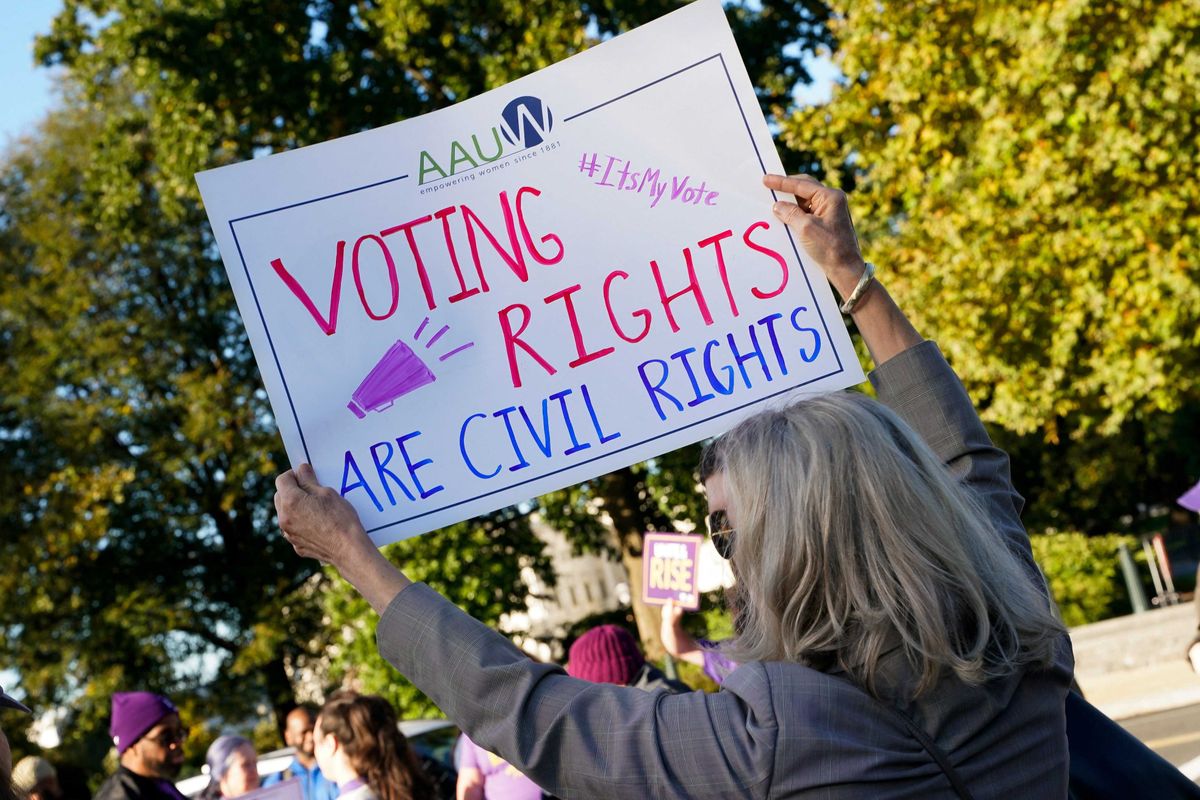 Protestors in Washington, D.C.