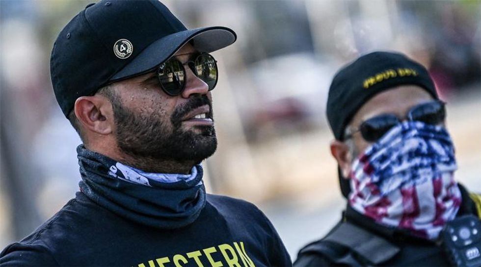 Proud Boys leader Tarrio trashed Oath Keepers as 'a bunch of older White dudes in camo' to investigators: report
