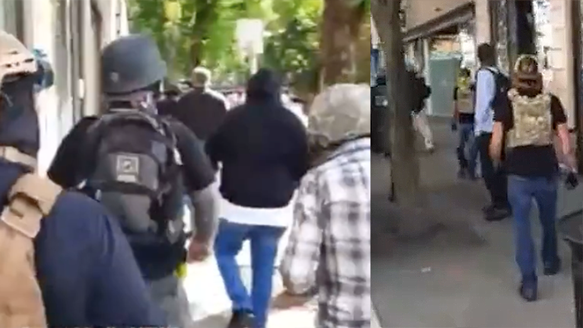 Activist says she was chased by Proud Boys at an anti-vaccine protest