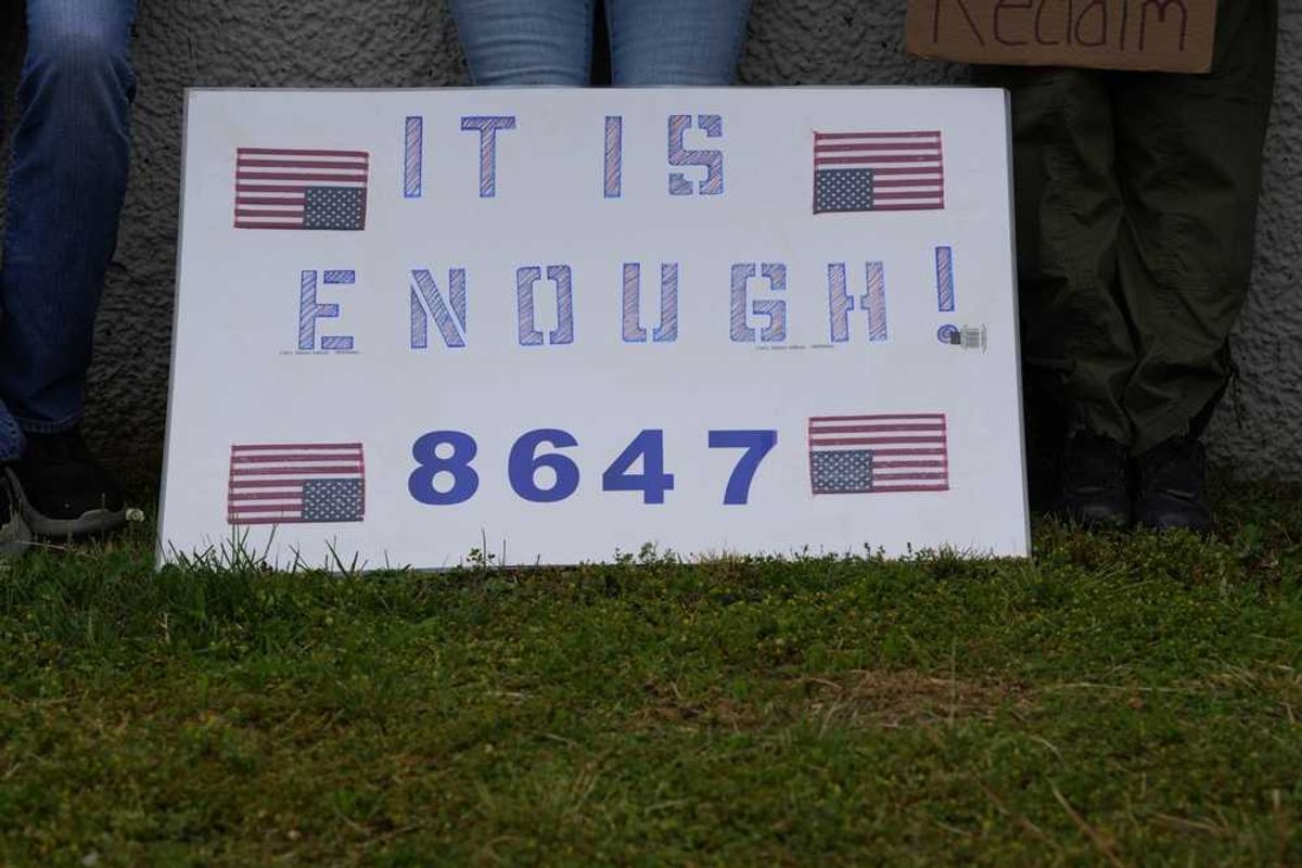 Veteran congressional hopeful dares Trump to 'arrest us all' as he hawks '86 47' merch