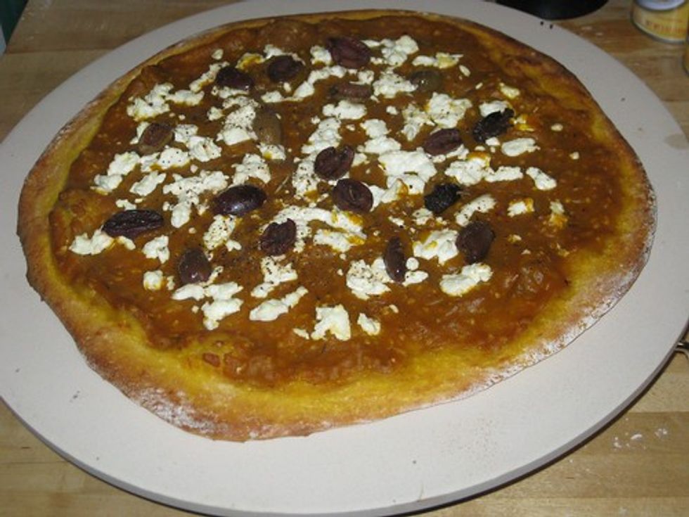 Pumpkin pizza