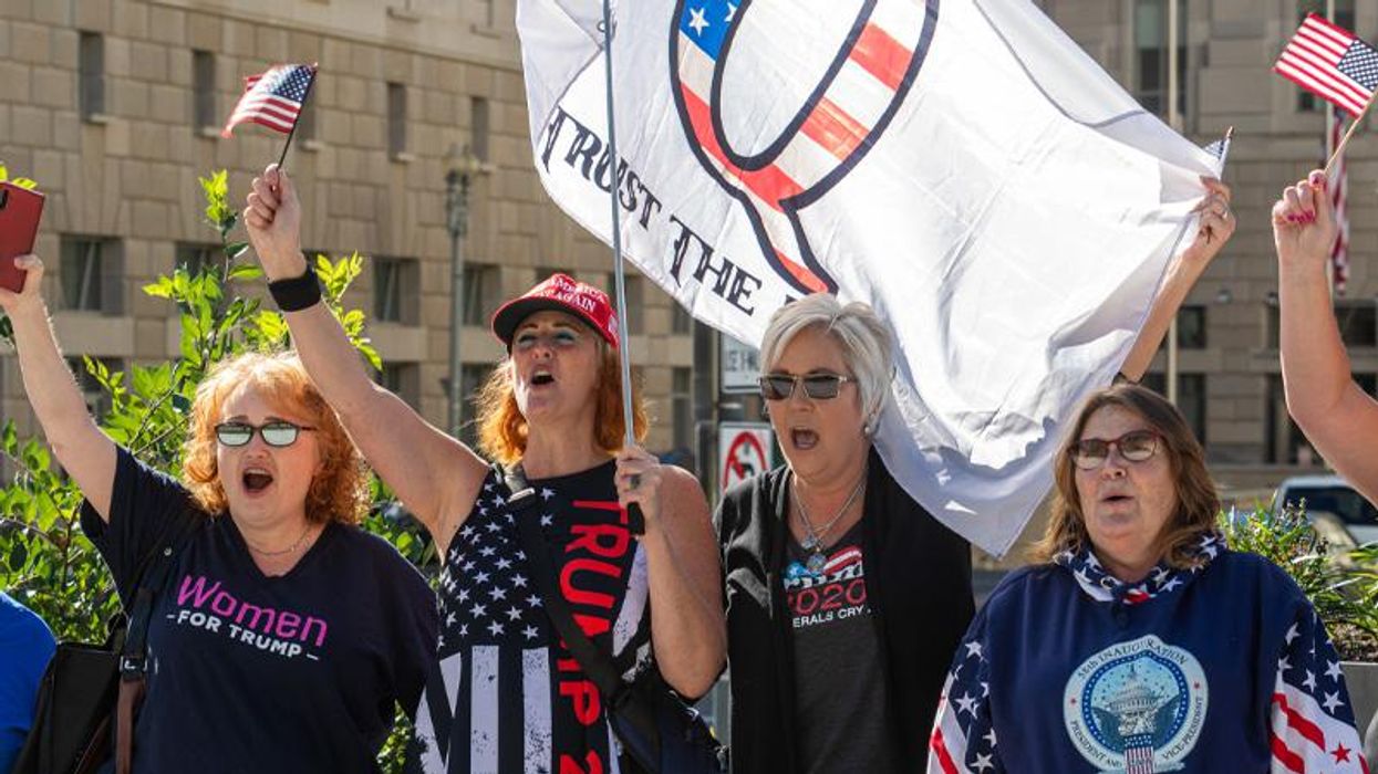 'Extra creepy' Trump rally highlights GOP's QAnon ties: columnist