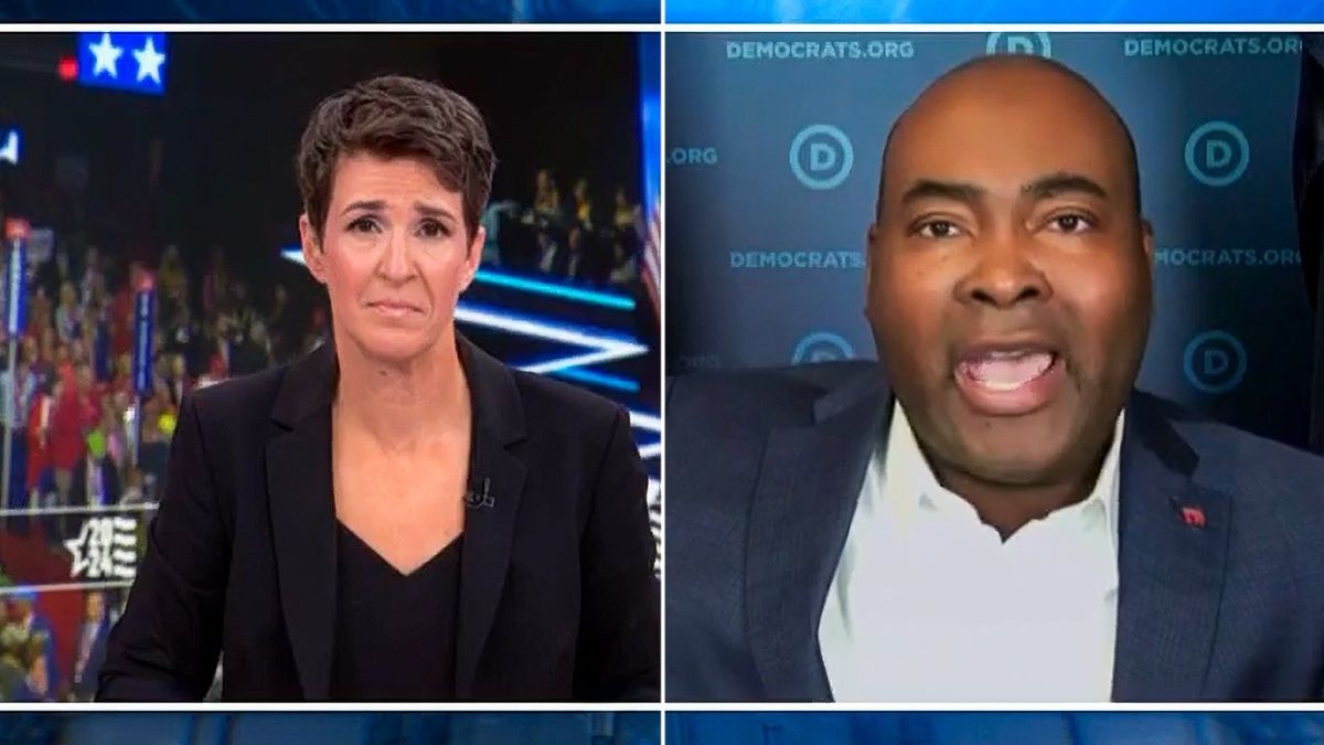'Go out and talk about Joe Biden!' DNC chair spits fire at MSNBC over polling anxiety