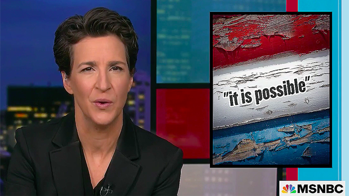 Maddow: If Trump is indicted, there will be 'an attack on the full system' that has the power to put him on trial
