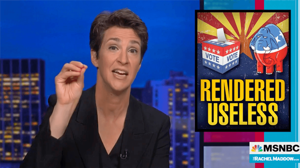 WATCH: Maddow is fed up with ‘incredibly stupid and occasionally hilarious’ GOP vote audits