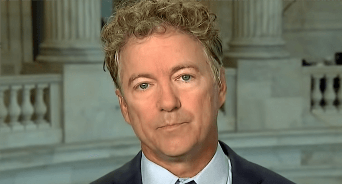 Rand Paul whines woman insisted he wear a mask during gym visit
