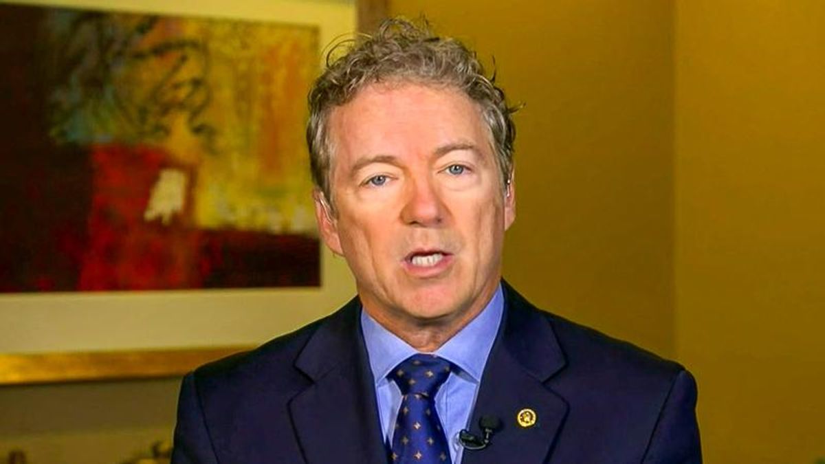 Rand Paul says peaceful 'dialog' against Kyrsten Sinema is like the neighbor who broke his ribs